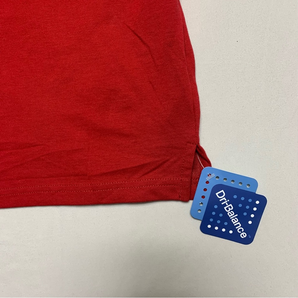 🆕 NEW ZORREL Golf Polo Shirt Men's 5XL Red Short Sleeve Dri-Balance Preppy Top - Picture 4 of 10